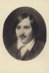 Nikolai Gogol, russischer Romanautor, Dramatiker und Kurzgeschichtenschreiber
