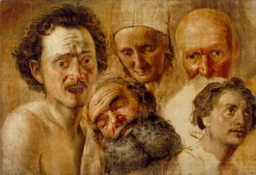 Studie von Köpfen, um 1830