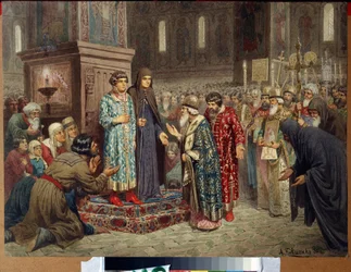 Wahl von Michail Romanow zum Zaren am 14. März