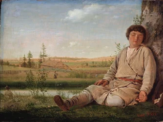 Schlafender Hirtenjunge, 1823