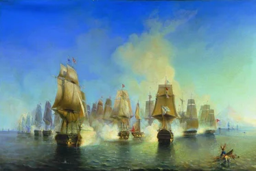 Die Seeschlacht von Athos