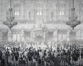 Staatsbankett anlässlich der Krönung Ferdinands I. (1793-1875)