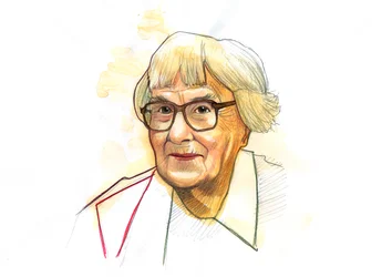 Porträt der amerikanischen Schriftstellerin Harper Lee (1926-2016)