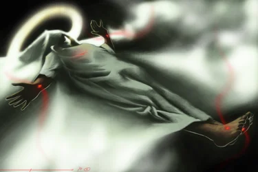 Die Auferstehung Christi. Illustration von Alessandro Lonati 2010