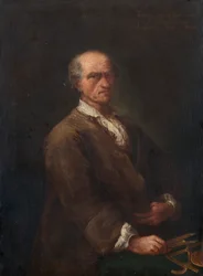 Porträt von Bartolomeo Ferracina 1692-1777, ca. 1770