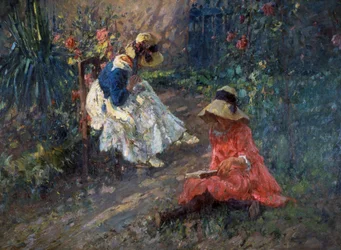 Garten in Blüte