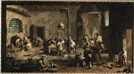 Szene im Gerichtssaal