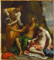 Lot und seine Töchter