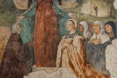 Unsere Liebe Frau der Barmherzigkeit und der selige Isnardo da Chiampo (Detail)