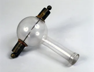 Die elektrische Pistole von Alessandro Volta zur Zündung von Methan. Museum für Wissenschaft und Technologie, Mailand.