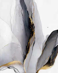 Eleganter Gold-Grau-Fluss