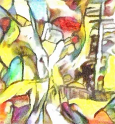 Straße in der Schlucht