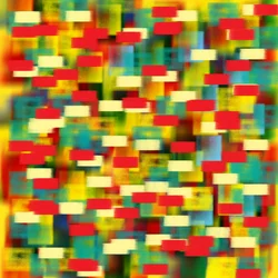 Horizontaler Pointillismus Braun, 2019