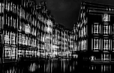 Lichter in der Nachtstadt