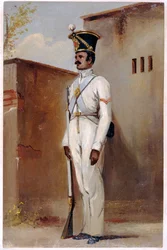 Lance Naik, 66. Bengalische Eingeborenen-Infanterie, 1842