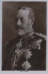 Seine Majestät der König (s/w Foto)