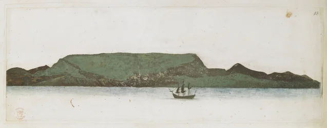 Endeavour, vor der Küste von Feuerland