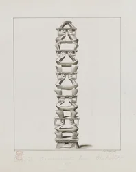 Geschnitztes Ornament aus Otaheite, aus 