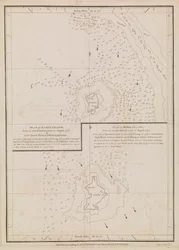 Plan von Eagle Island und Bird Island, spätes 18. bis frühes 19. Jahrhundert