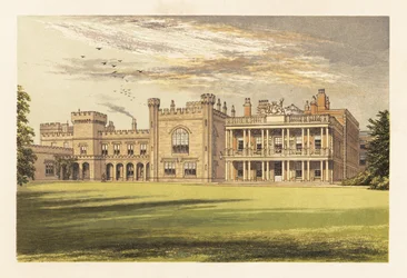 Knowsley Hall, Lancashire, England, 1880