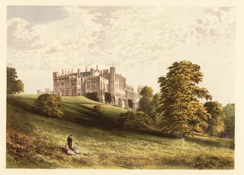 Lambton Castle, County Durham, England, 1880
