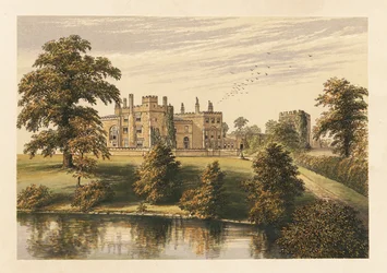 Ripley Castle, Yorkshire, England, 1880