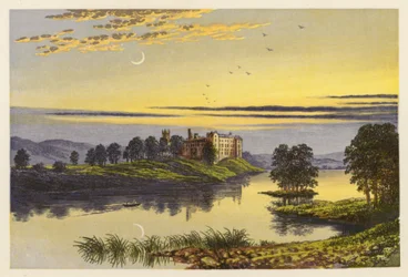 Schottische Loch-Landschaft: Linlithgow Loch