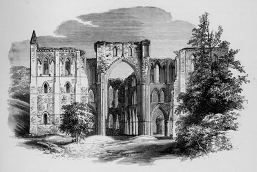 Chor, von Norden, Rievaulx Abbey