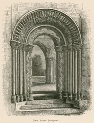 Jedburgh Abbey, Neues Südportal