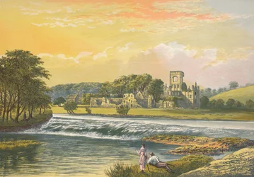 Kirkstall Abbey, ca. 1880, 1897