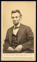 Porträt von Lincoln von Alexander Gardner
