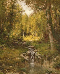 Teich im Wald, 1880