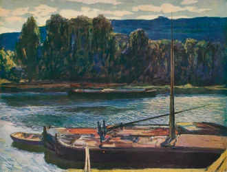 Abend an der Seine, um 1910, 1912