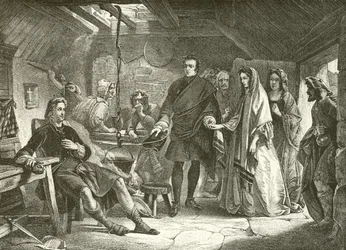 Das erste Treffen von Prinz Charles mit Flora Macdonald