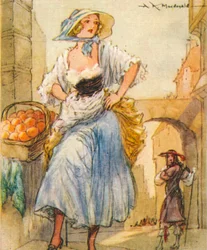 Eleanor Nell Gwyn 1650-1687, englische Geliebte von König Karl II., 1937