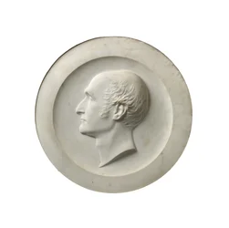 Profilporträt von Dr. Henry Wellesley, 1856 (Carrara-Marmor)