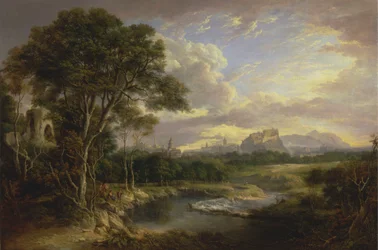 Blick auf die Stadt Edinburgh