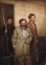 In einem Gerichtssaal, 1877