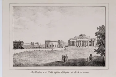 Der Jelagin-Palast in Sankt Petersburg, Serie Ansichten von Sankt Petersburg, 1820er Jahre