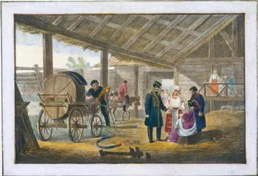 Das Gasthaus am Straßenrand, 1820