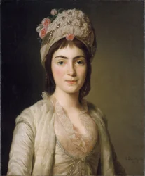 Porträt von Zoie Ghica, der Prinzessin von Moldawien