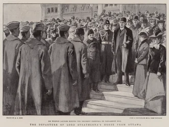 Die Abreise von Lord Strathcona