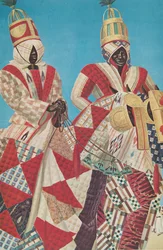 Reiter Djerma (Niamey), aus Dessins et Peintures d