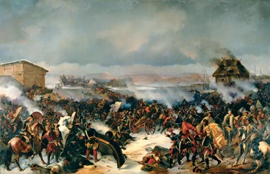 Die Schlacht von Narva am 19. November 1700
