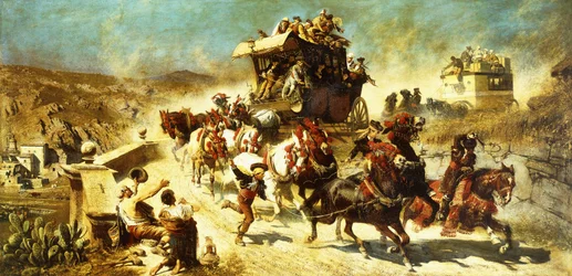 Die spanische Postkutsche in Toledo