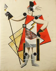 Kostümentwurf für das Stück Die unsichtbare Dame, 1924