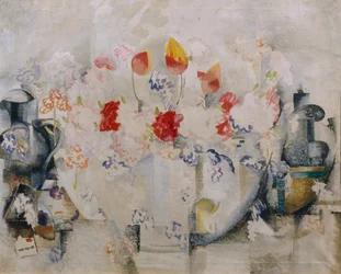 Vase mit Blumen