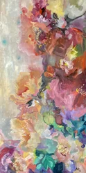 Lebendige abstrakte Blumen