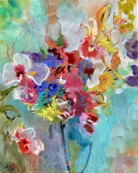 Lebendige Blumenblüte