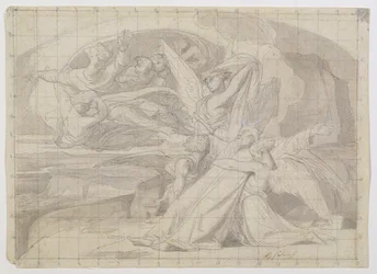 Studie für Der Tod des Moses, 1851